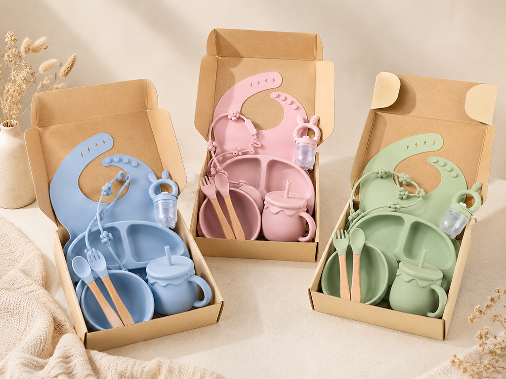 Silicone Mealtime Gift Set