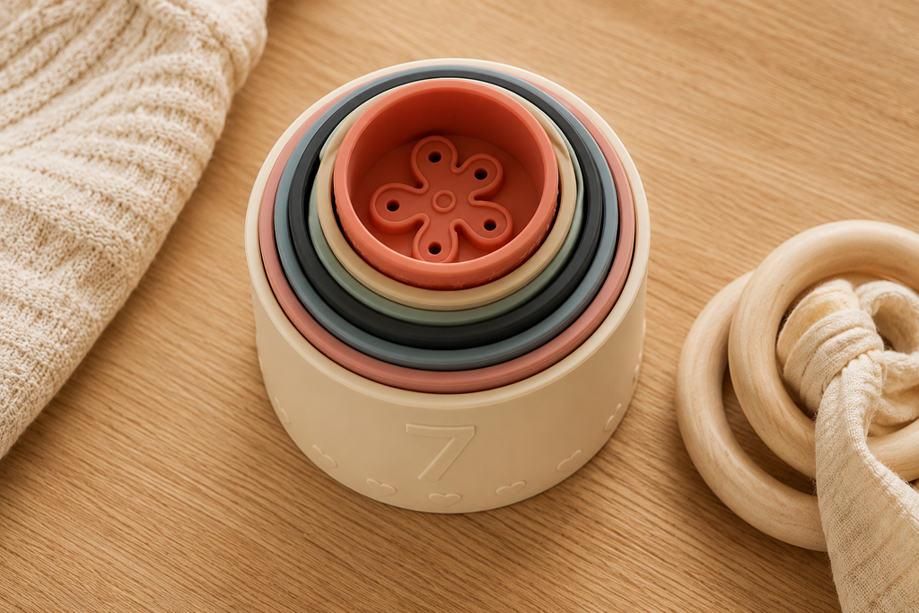 Nest & Stack Silicone Stacking Tower