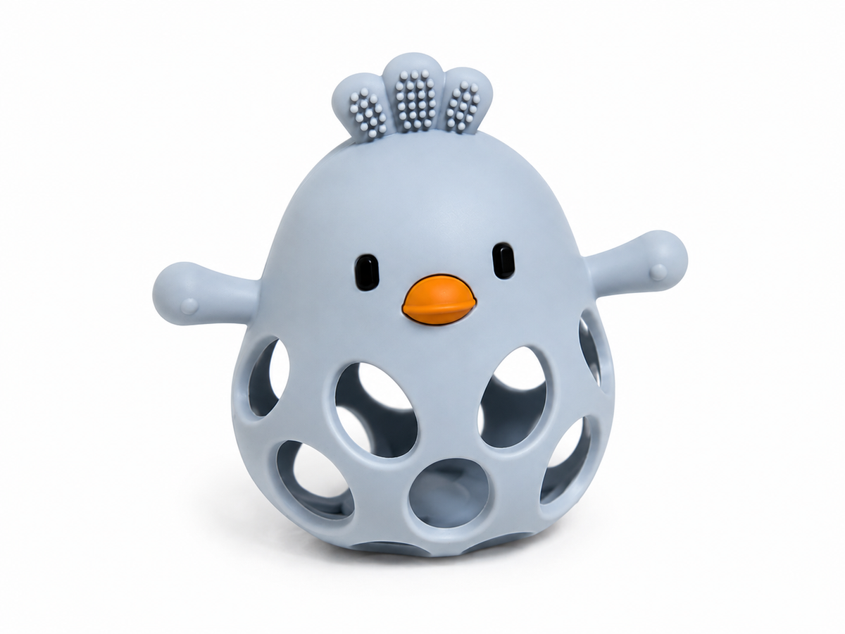 Silicone Chick Teether & Sensory Toy