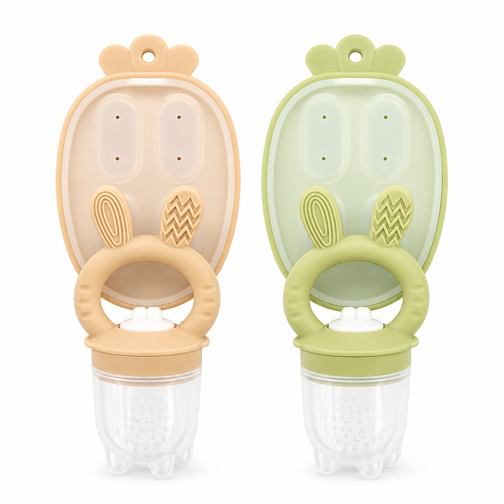 Bunny Snack & Freeze Feeder Set