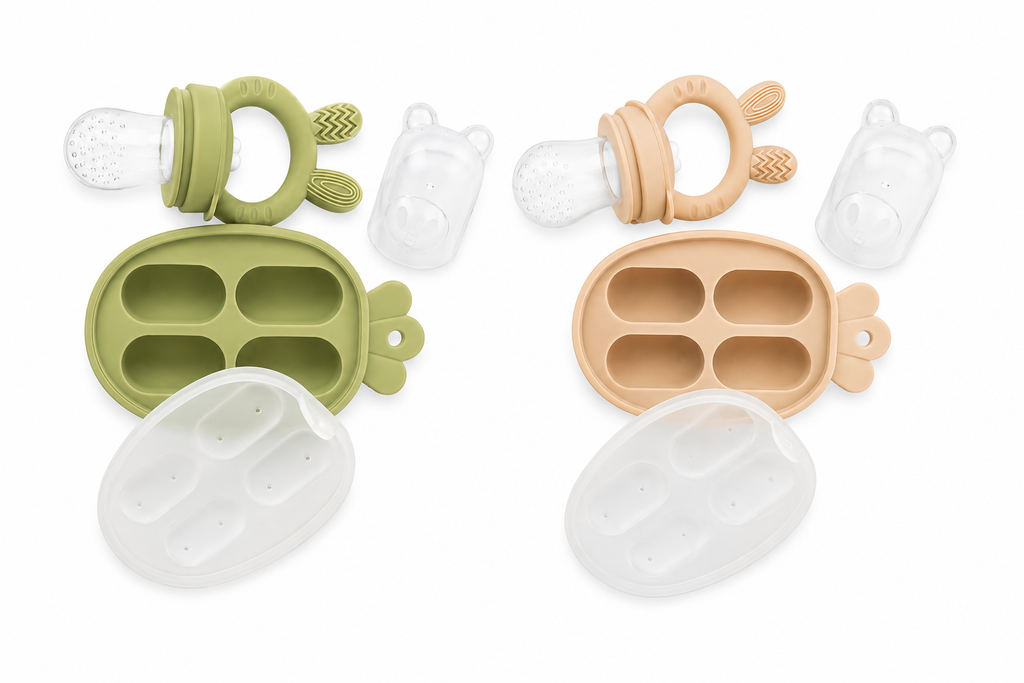 Bunny Snack & Freeze Feeder Set